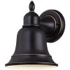 Roosevelt Amber Bronze with Highlights Outdoor Wall Lantern Sconce by Westinghouse