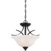 Pacific Falls 2-Light Amber Bronze Convertible Pendant/Semi Flush Mount by Westinghouse