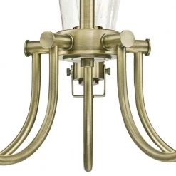 Ashton 5-Light Antique Brass Chandelier with Clear Seeded Glass Shades by Westinghouse -Westinghouse Shop antique brass westinghouse chandeliers 6334100 1f 1000