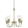 Ashton 5-Light Antique Brass Chandelier with Clear Seeded Glass Shades by Westinghouse