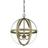 Stella Mira 3-Light Antique Brass Chandelier by Westinghouse