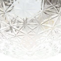 2-Light Ceiling Fixture Antique Brass Interior Flush-Mount with Clear Faceted Glass by Westinghouse 13 2-Light Ceiling Fixture Antique Brass Interior Flush-Mount with Clear Faceted Glass by Westinghouse -Westinghouse Shop antique brass westinghouse flush mount lights 6661000 66 1000