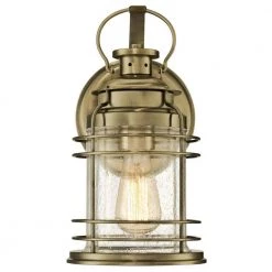 Kellen 1-Light Antique Brass Outdoor Wall Lantern Sconce by Westinghouse -Westinghouse Shop antique brass westinghouse outdoor sconces 6335200 c3 1000