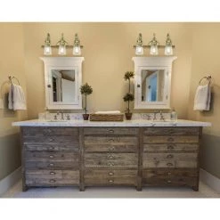 Ashton 3-Light Antique Brass Wall Mount Bath Light by Westinghouse -Westinghouse Shop antique brass westinghouse vanity lighting 6334000 4f 1000