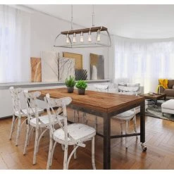 Oak Lane 5-Light Barnwood with Galvanized Steel Chandelier by Westinghouse 9 Oak Lane 5-Light Barnwood with Galvanized Steel Chandelier by Westinghouse -Westinghouse Shop barnwood galv steel westinghouse chandeliers 6351700 31 1000