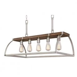 Oak Lane 5-Light Barnwood with Galvanized Steel Chandelier by Westinghouse 7 Oak Lane 5-Light Barnwood with Galvanized Steel Chandelier by Westinghouse -Westinghouse Shop barnwood galv steel westinghouse chandeliers 6351700 4f 1000