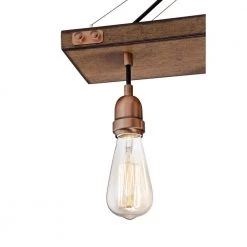 Elway 7-Light Barnwood with Washed Copper Chandelier by Westinghouse -Westinghouse Shop barnwood washed copper westinghouse chandeliers 6351400 1f 1000