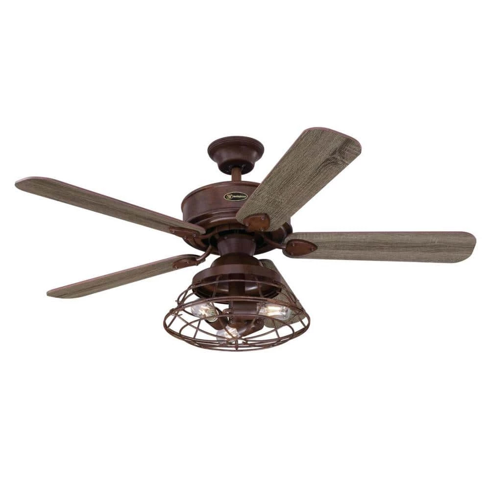 Barnett 48 in. LED Barnwood Smart Ceiling Fan with Light Kit and Remote Control by Westinghouse 5 Barnett 48 in. LED Barnwood Smart Ceiling Fan with Light Kit and Remote Control by Westinghouse - Image 5