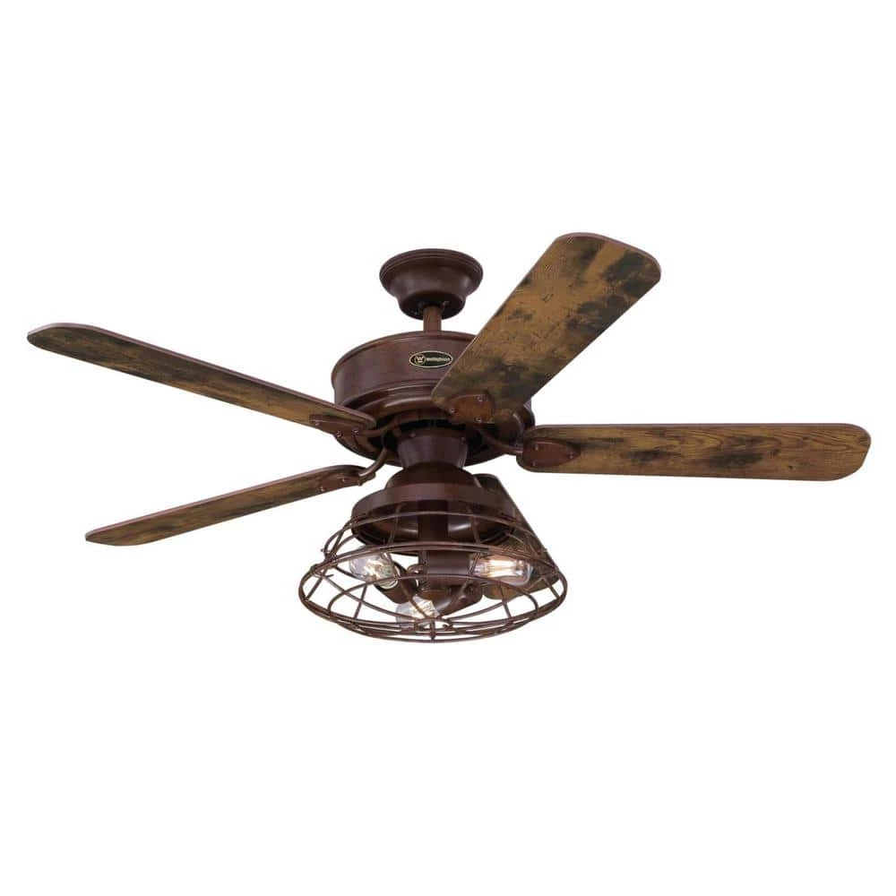 Barnett 48 in. LED Barnwood Smart Ceiling Fan with Light Kit and Remote Control by Westinghouse 1 Barnett 48 in. LED Barnwood Smart Ceiling Fan with Light Kit and Remote Control by Westinghouse