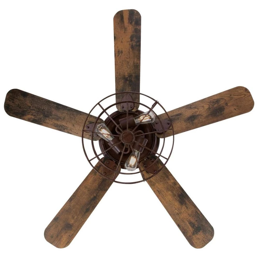 Barnett 48 in. LED Barnwood Smart Ceiling Fan with Light Kit and Remote Control by Westinghouse 2 Barnett 48 in. LED Barnwood Smart Ceiling Fan with Light Kit and Remote Control by Westinghouse - Image 2