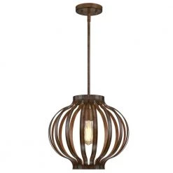 Farah 1-Light Barnwood Pendant by Westinghouse -Westinghouse Shop barnwood westinghouse chandeliers 6372700 4f 1000