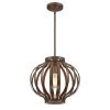 Farah 1-Light Barnwood Pendant by Westinghouse