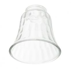 4-3/4 in. Beveled Clear Bell with 2-1/4 in. Fitter and 4-7/8 in. Width by Westinghouse -Westinghouse Shop beveled clear westinghouse globes shades 8127700 1f 1000