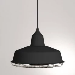 Academy 60-Watt Equivalent Black Integrated LED Pendant with Removable Chrome Cage by Westinghouse -Westinghouse Shop black chrome westinghouse chandeliers 6401000 31 1000