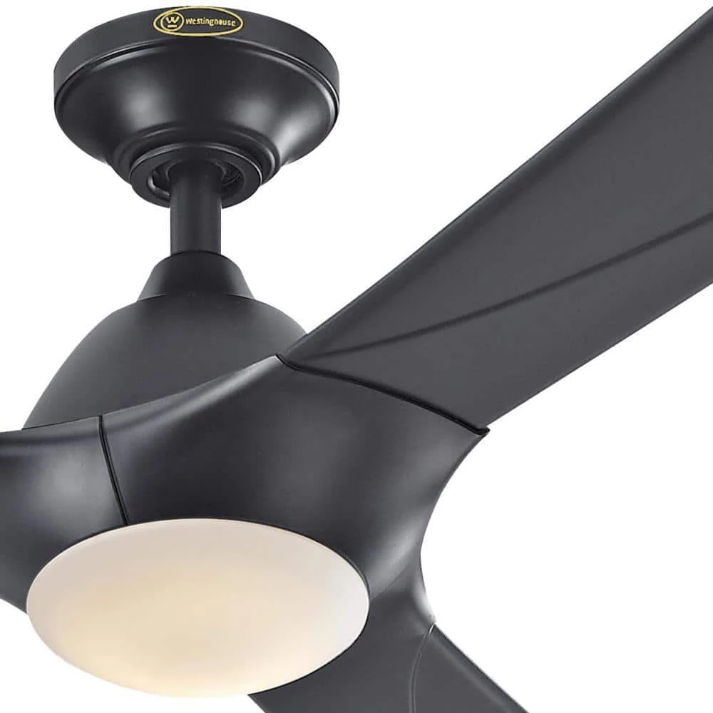 Techno II 72 in. LED Black DC Motor Ceiling Fan by Westinghouse 3 Techno II 72 in. LED Black DC Motor Ceiling Fan by Westinghouse - Image 3