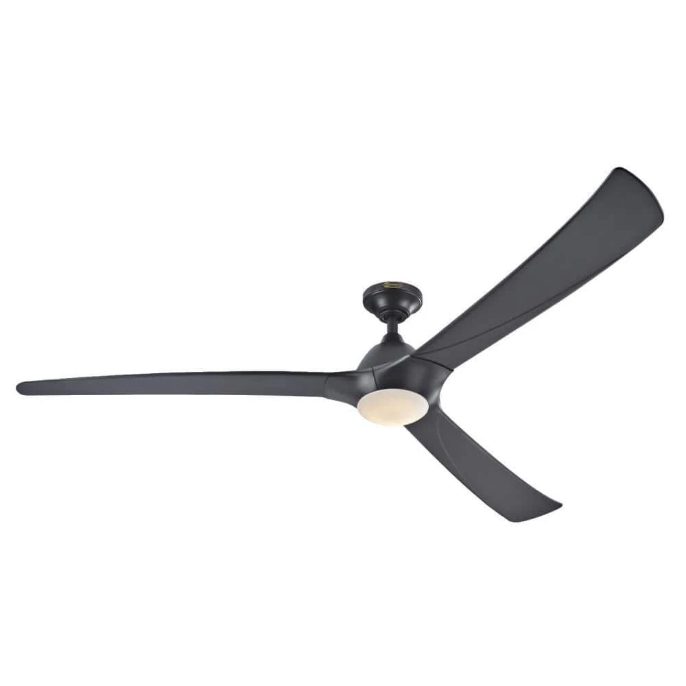 Techno II 72 in. LED Black DC Motor Ceiling Fan by Westinghouse 1 Techno II 72 in. LED Black DC Motor Ceiling Fan by Westinghouse