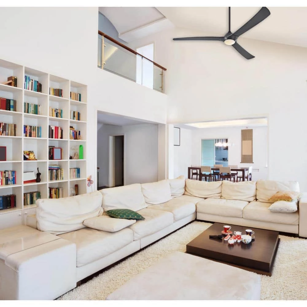 Techno II 72 in. LED Black DC Motor Ceiling Fan by Westinghouse 2 Techno II 72 in. LED Black DC Motor Ceiling Fan by Westinghouse - Image 2