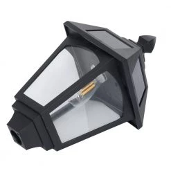 Solar Black LED 2x2 Deck Post Light by Westinghouse -Westinghouse Shop black westinghouse deck post lights sr91pl01a 08 4f 1000