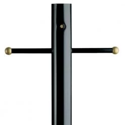 Black Steel Lantern Post with Ground Convenience Outlet and Dusk to Dawn Sensor by Westinghouse -Westinghouse Shop black westinghouse light poles 6695500 c3 1000