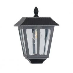 2-Light Black Outdoor LED Solar Post Lamp by Westinghouse -Westinghouse Shop black westinghouse post light sets sr91pl02a 08 c3 1000