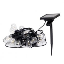 Outdoor 48 ft. 24-Light Solar Powered Edison Bulb LED String Light by Westinghouse -Westinghouse Shop black westinghouse string lights sr29st01c 00 c3 1000