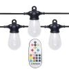 Outdoor 48 ft. 24-Light Solar Powered Edison Bulb LED String Light with Color Change Feature and Remote by Westinghouse