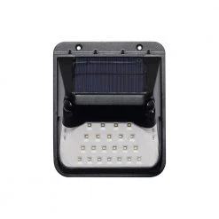 4-Watt Equivalent Integrated LED Black Intelligent Solar Motion Activated Wall Pack Light, 600 Lumens by Westinghouse