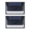 7-Watt Equivalent Integrated LED Black Outdoor Wall Pack Light, 3000K (2-Pack) by Westinghouse