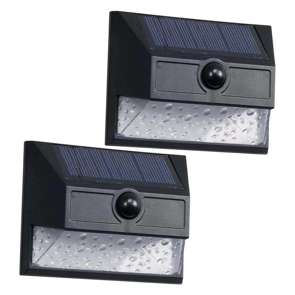 7-Watt Equivalent Integrated LED Black Outdoor Wall Pack Light, 3000K (2-Pack) by Westinghouse 2 7-Watt Equivalent Integrated LED Black Outdoor Wall Pack Light, 3000K (2-Pack) by Westinghouse - Image 2