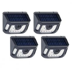 5-Watt Equivalent Integrated LED Solar Motion Activated Wall-Pack Light (4-Pack), 600 Lumens by Westinghouse