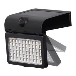 75-Watt Equivalent Plastic Integrated LED Black Linkable Solar Motion Sensor Wall Pack Light by Westinghouse -Westinghouse Shop black westinghouse wall pack lights sr70aa12h 08 4f 1000