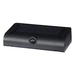 75-Watt Equivalent Integrated LED Black Solar Motion Sensor Wall Pack Light by Westinghouse -Westinghouse Shop black westinghouse wall pack lights sr71aa12h 08 1f 1000