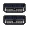75-Watt Equivalent Integrated LED Black Solar Motion Activated Wall Pack Light (2-Pack) by Westinghouse