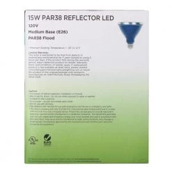 100W Equivalent Blue PAR38 LED Weatherproof Flood Light Bulb (6-Pack) by Westinghouse -Westinghouse Shop blue westinghouse colored light bulbs 3315120 76 1000