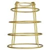 6-7/16 in. Polished Brass Industrial Cage Metal Shade with Open Bottom with 2-1/4 in. Fitter and 5-3/8 in. Width by Westinghouse