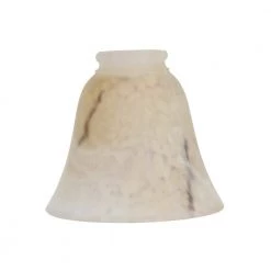 4-3/4 in. Brown Marbleized Bell with 2-1/4 in. Fitter and 5-3/8 in. Width by Westinghouse -Westinghouse Shop brown marbleized westinghouse globes shades 8142200 40 1000