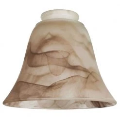 5-1/8 in. Brown Swirl Bell with 2-1/4 in. Fitter and 5-7/8 in. Width by Westinghouse