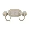 2-Light Brushed Nickel Wall Fixture by Westinghouse