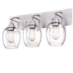 Eldon 3-Light Brushed Aluminum Wall Mount Bath Light by Westinghouse -Westinghouse Shop brushed aluminum westinghouse vanity lighting 6574200 31 1000