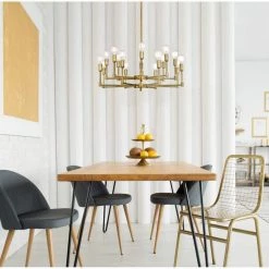 Camryn 16-Light Brushed Brass Chandelier by Westinghouse -Westinghouse Shop brushed brass westinghouse chandeliers 6576100 31 1000