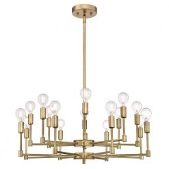 Camryn 16-Light Brushed Brass Chandelier by Westinghouse