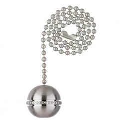 Brushed Nickel Beaded Ball Pull Chain by Westinghouse