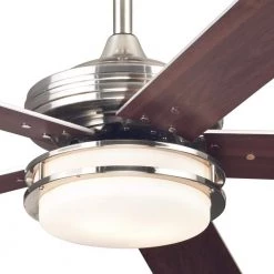 Castle 52 in. LED Brushed Nickel Ceiling Fan by Westinghouse -Westinghouse Shop brushed nickel westinghouse ceiling fans with lights 7209100 a0 1000