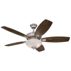 Tulsa 52 in. LED Brushed Nickel Ceiling Fan by Westinghouse