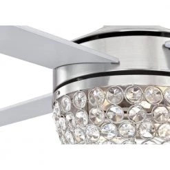 Kelcie 52 in. LED Brushed Nickel Ceiling Fan with Light Kit and Remote Control by Westinghouse 10 Kelcie 52 in. LED Brushed Nickel Ceiling Fan with Light Kit and Remote Control by Westinghouse -Westinghouse Shop brushed nickel westinghouse ceiling fans with lights 7220600 4f 1000