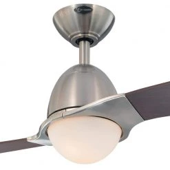 Solana 48 in. LED Brushed Nickel Ceiling Fan with Light Kit and Remote Control by Westinghouse -Westinghouse Shop brushed nickel westinghouse ceiling fans with lights 7223000 1f 1000