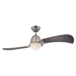 Solana 48 in. LED Brushed Nickel Ceiling Fan with Light Kit and Remote Control by Westinghouse