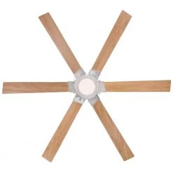 Willa 60 in. LED Brushed Nickel Ceiling Fan with Light Fixture and Remote Control by Westinghouse -Westinghouse Shop brushed nickel westinghouse ceiling fans with lights 7225000 c3 1000