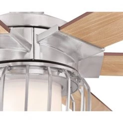 Willa 60 in. LED Brushed Nickel Ceiling Fan with Light Fixture and Remote Control by Westinghouse -Westinghouse Shop brushed nickel westinghouse ceiling fans with lights 7225000 fa 1000