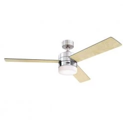 Alta Vista 52 in. LED Brushed Nickel Ceiling Fan with Light Fixture and Remote Control by Westinghouse -Westinghouse Shop brushed nickel westinghouse ceiling fans with lights 7225700 44 1000